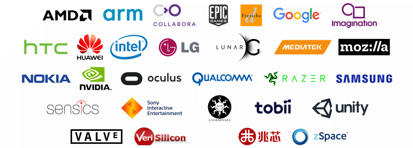 Epic, Oculus, Valve, AMD, ARM, NVIDIA, Tobii