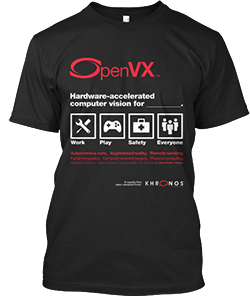 OpenVX Shirt at SIGGRAPH